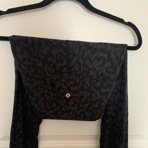 black lululemon align camo leggings 28 inch